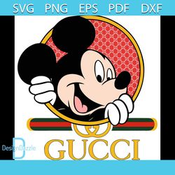 Gucci Disney Svg, Trending Svg, Mickey Mouse SVG, Gucci Logo Svg, Gucci Svg, Gucci Silhouette Svg, Gucci Pattern Svg, Mi