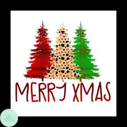 Merry Xmas Pine Tree Png, Christmas Png, Merry Xmas Png, Noel Png