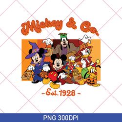 Mickey and Co Halloween PNG, Disney Halloween PNG, Mickey and Friends Halloweens, Disney Matching PNG, Disneyland PNG