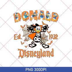 Donald Disneyland Est.1932 Halloween PNG, Disney Halloween PNG, Oogie Boogie Bash Party PNG, Disney Halloween Day PNG