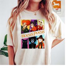 Retro Hocus Pocus Comfort Colors Shirt, Sanderson Sisters Shirt, Disneyland Family Trip Shirt, Witch Halloween Shirt,202