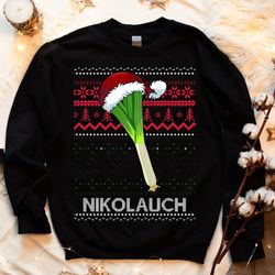 Nikolauch Ugly Christmas Sweatshirt Unisex Jumper Christmas Outfit for Christmas Christmas Eve Gift Idea Christmas Outfi