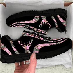 Deer hunting  Shoes Running birthday gift Fashion black Shoes Fly Sneakers TL97