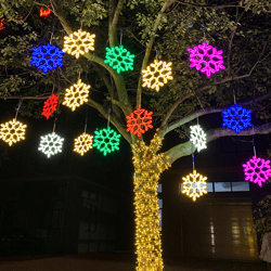 New Christmas Fashion LED Snowflake Light Waterproof Christmas Decoration
