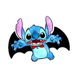 Stitch Horror Halloween, disney stitch png, halloween png, Disneyland Halloween Png, Stitch Halloween Png, bat