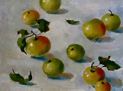 Original oil painting "Fresh harvest"