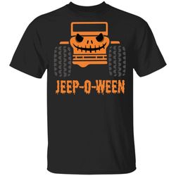 Jeep-O-Ween Jeep Car Halloween T-Shirt,  Car Halloween T-Shirt