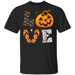 Love Halloween Love Autumn T-Shirt, Love Halloween  T-Shirt, Love Autumn T-Shirt