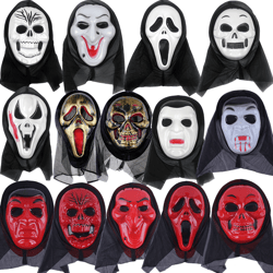 Halloween Horror Skull Scream Retro Mask
