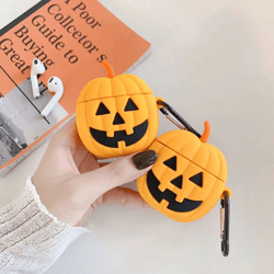 Halloween Pumpkin Headset Protective Cover Silicone