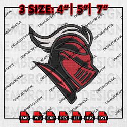 Rutgers Scarlet Knights Logo Embroidery file, NCAA Embroidery Design, Rutgers Scarlet Machine Embroidery, NCAA Design