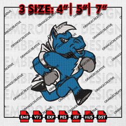 NCAA Middle Tennessee Blue Raiders Logo Embroidery file, NCAA Embroidery Design, Middle Tennessee BlueMachine Embroidery