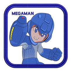 Embroidery Pattern Megaman Patch