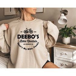 Deebo's bike rental that's my bike punk Los Angeles Est 1995 Sweatshirt, Vintage 1995 Deebo's Bike Rental Sweatshirt, Fu