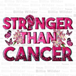 stronger than cancer png sublimation design download,