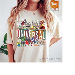 Universal Studios Comfort Color Shirt, Vintage Disney Universal Studios Shirt, Universal Studios Shirt, Disney Trip Shir
