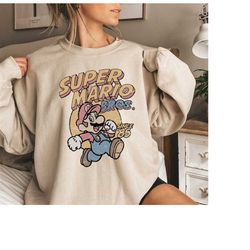 Retro Super Mario 1985 Sweatshirt, Hoodie, Vintage Super Mario Bros 85 Crewneck, Retro Mario Gaming Shirt, Shirt Mario G