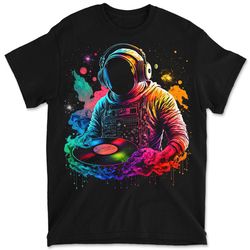 dj astro vibrant men's graphic print t-shirt