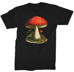 mushroom shirt graphic print cottagecore aesthetic mushroom shirts for men
