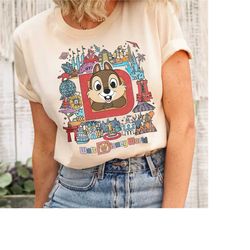 Vintage Retro Disney World Shirt, Custom character Mickey Minnie Chip Dale Pooh shirt, Mickey vintage retro shirt, Vinta