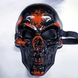 Halloween Scary Skull Mask With No Glow Makeup