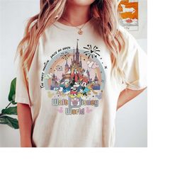 Walt Disney World Comfort Color Shirt, Vintage Disneyland Shirt, Happiest Place On Earth Shirt, Vintage Disney Shirts, R