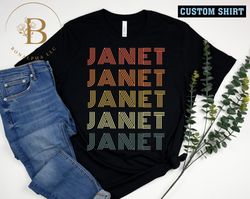 Vintage Personalized T-Shirt, Custom Name Shirt, Custom Name T-Shirt, Personalized Name Shirt, Woman Name, Personalized