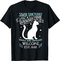 Witch Salem Sanctuary For Wayward Black Cats 1692 T-Shirt