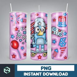 Designs of 3D Cartoon tumbler sublimation design with 3D Inflated Style,puffy tumbler wrap (15)