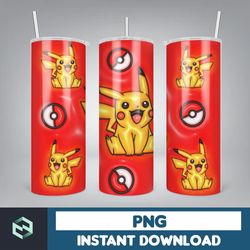 Designs of 3D Cartoon tumbler sublimation design with 3D Inflated Style,puffy tumbler wrap (23)