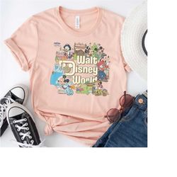 Vintage Walt Disney World Est 1971 Shirt, Mickey and Friend Shirt, Disneyworld Est 1971 Shirt, Disney Family Shirt, Retr