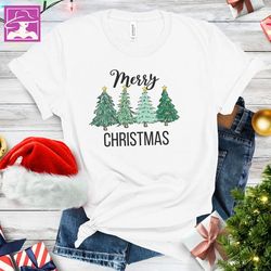 Christmas Tree T-Shirt, Christmas Shirts, Xmas Gifts For Her Him, Mens Or Ladies ' Christmas T-Shirt, Holiday Christmas