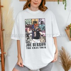Joe Burrow the Eras Tour Shirt, Vintage Joe Burrow T-Shirt, America Football Shirt, Joe Burrow Shirt, Football Fan Gifts
