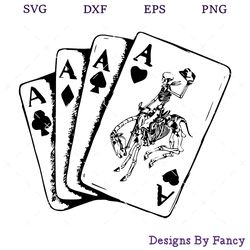 Ghost Rider Card SVG, Skeleton Horse SVG, Halloween Card SVG