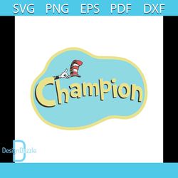 Champion Svg, The Cat In The Hat Svg, Dr Seuss Svg, Dr. Seuss Svg, Thing One Svg, Thing Two Svg, Fish One Svg, Fish Two