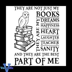 Harry Potter Owl Book Dreams Heart Teacher Part Of Me Svg