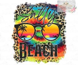 Summer - Salty Beach - Tie Dye - Sublimation - PNG Image- Digital Image