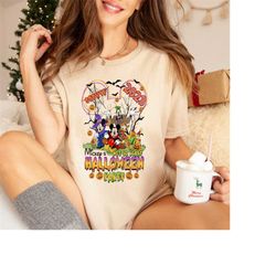 Vintage Mickey's Not So Scary Halloween Party Shirt/Hoodie/Sweatshirt,Disney Vacation Tee, Halloween Matching Shirt,Boo