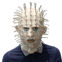 Creative Horror Ghost Chasing Soul Headgear Nail Mask