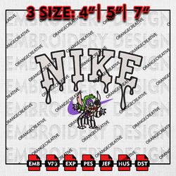 Nike Stitch Showtime Beetlejuice Embroidery files, Halloween Embroidery, Beetlejuice Machine Embroidery Designs