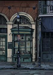 the new orleans pharmacy museum | art print on canvas