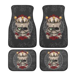 Back and Front Car Floor Mats Skeleton Car tuning