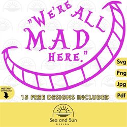 Cheshire Cat SVG, Alice in Wonderland, Vacay Mode Svg, Family Trip Svg, Family Vacation Svg Files for Cricut Sublimation