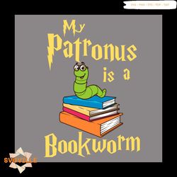 My Patronus Is A Bookworm Harry Potter Font Svg