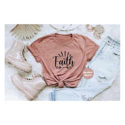 Faith T-shirt, Cute Faith Sweatshirt, Christian Hoodie, Cute Faith Gift, Love and Grace Shirt, Jesus Lover Outfit, Relig