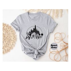Disney Castle T-shirt, Mickey And Friends Shirt, Walt Disney World Sweatshirt, Disneyland Hoodie, Disney Holiday Outfit,