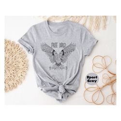 Free Bird Shirt, Boho T-shirt, Free Bird Tee, Eagle Sweatshirt, Thunderbird Shirt, Retro Music Hoodie, Vintage Inspired