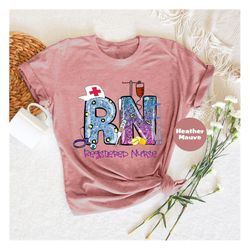 RN Registered Nurse Shirt, Retro Nurse Life T-shirt, Glitter Nursing Student Graduation Sweatshirt, Nurse Week Hoodie, C