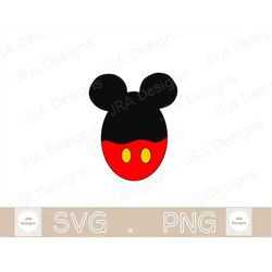 Mickey Easter Egg - Mickey Mouse Easter SVG & PNG - Cricut cut file