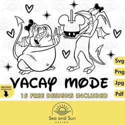 Pain and Panic Vacay Mode Svg, Family Trip Svg, Magical Kingdom Svg, Family Vacation Svg Png Files for Cricut Sublimatio